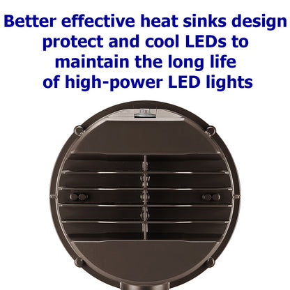 Commercial-Grade 43W LED Barn Light - Dusk-to-Dawn Outdoor Security Light (Multi-Config)